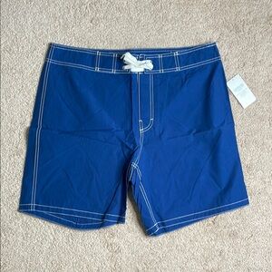 NWT Old Navy Blue Board Shorts with Drawstring